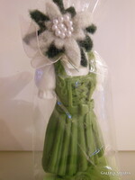 SZAPPAN - ALKUKÉPES -  ÚJ - DRINDLI RUHA ALAKÚ -  16 x 7 cm - 7 x 5 x 2,5 cm - KÉZMŰVES