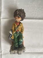 Goebel nagy nagyon ritka szépen festett iskolás fiú.
