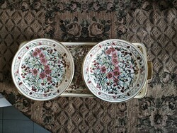 Zsolnay perzsa mintás süteményes készlet.