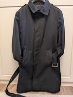TIGER OF SWEDEN férfi L-es fekete bélelt ballonkabát, elegáns üzleti kabát , trench-coat