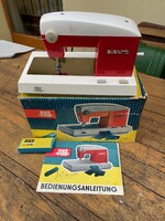 Régi Piko Elektra gyerek varrógép retro játék dobozában kelet-német