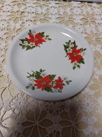 Zsolnay mikulásvirágos 1db süteményes porcelán tányér