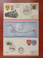 Emléklap: 100 éves a GYSEV