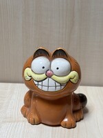 Porcelán Garfield cica dísztárgy