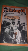 1984.december 10.szám IRÁNYTŰ a MAGYAR ÚTTÖRŐSZÖVETSÉG TISZTVISELŐINEK lapja újság a képek szerint