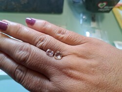 Morganit drágakő Braziliaból 0.9ct és 1,12 ct