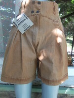 Farmervászon nadrágszoknya fazon S-filigrán hölgyre,leányra-dohánybarna.világos barna  S