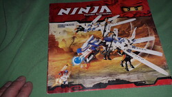 LEGO NINJAGO 9729.számú játék készlet ÖSSZEÁLLÍTÁSI, INSTRUKCIÓS füzete a képek szerint