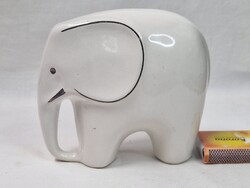 Ritka art deco stílusú porcelán elefánt figura hibátlan állapotban 11,5 cm. magas