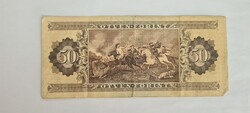 Papír 50 forintos bankjegy 1983