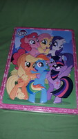 Gyönyörű MY LITTLE PONY tetején alján is festett dombormintás díszdoboz 25x19x4 cm a képek szerint