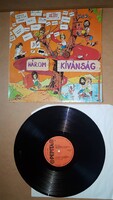 100 Folk Celsius És Eszményi Viktória - Három Kívánság - SLPM 37108 - Vinyl LP hanglemez bakelit