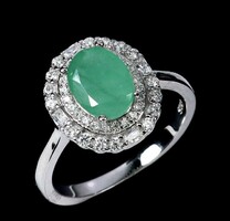 54 es Valod Smaragd 925 Ezust Gyürű