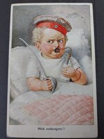 Régi képeslap - Rotes Kreuz Nr. 180, futott