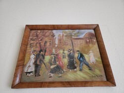 Berkes Antal szignós festmény