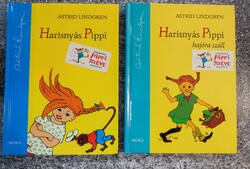 Astrid Lindgren: Harisnyás Pippi , Harisnyás Pippi hajóra száll. 2 könyv.