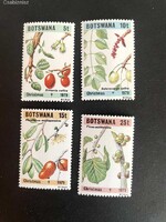 Botswana gyümölcsök fák postatiszta 1979