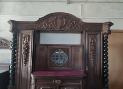 Antik sötét bútor szett