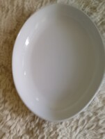 Zsolnay fehér virslis tányér