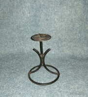 Retro kovácsoltvas gyertyatartó - 15 cm (KV)
