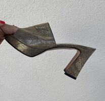 Stuart Weitzman for Russel&Bromley bőr papucs