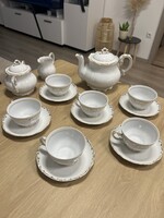 Zsolnay porcelán teás készlet