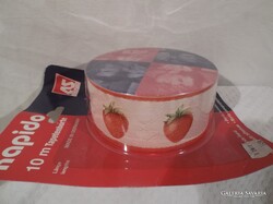 TAPÉTA - ALKUKÉPES EPRES - ÚJ - 10 m - ÖNTAPADÓS - NÉMET - 3 D - BORDŰR - BONTATLAN  - 5,5 cm széles