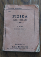 Aczél Testvérek (Uránia könyvkiadó) Fizika dióhéjban 2.füzet / Érettségi dióhéjak sorozat/Törpekönyv