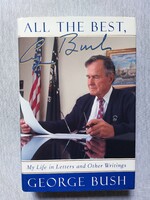 George H. W. Bush All the Best ALÁÍRT könyv