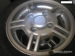SUZUKIRA SZÉP ALUMÍNIUM FELNIK JÓ ÁLLAPOTÚ  CONTINENTÁL RADIÁL GUMIKKAL 4 DB 155 / 70 / R 13:75T