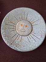 Luria Vilma kerámia falitányér