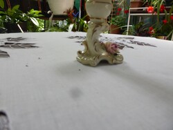 Szépséges porcelán gyertyatartó / vitrintárgy