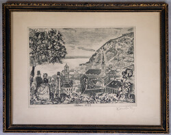 Kondor Lajos (1926-2006): Tabán 1872. Budapest