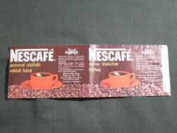 Kávé címke,COMPACK csomagoló vállalat,Nestlé,Nescafé kávé, 50g. ,57. Ft-