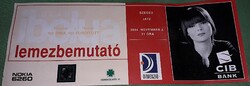 DEDIKÁLT OLÁH IBOLYA lemezbemutató koncertjegy 2004. NOVEMBER 4. SZEGED JATE a képek szerint