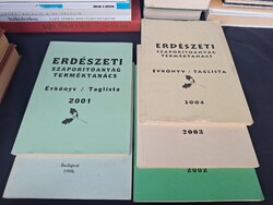 Erdészeti Szaporítóanyag Terméktanács Évkönyv/Taglista/1998/2001/2002/2003/2004.  4500.-Ft