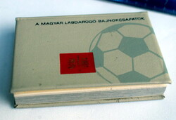 Szűcs László : A magyar labdarúgó bajnokcsapatok 1901-1975  / minikönyv   1976