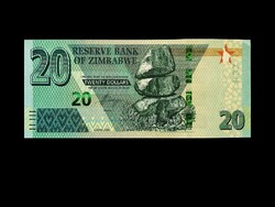 20 DOLLÁR - ZIMBABWE - UNC  (olvass!)