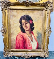 Nemeshölgy Olajfestmény