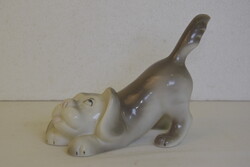 Alba Iulia Gyulafehérvári porcelán kutya A299