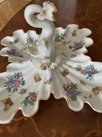 Herend victoria patterned centerpiece, gift box