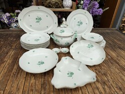 Herendi porcelán puttós étkészlet