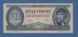 20 Forint 1965 a Negyedik Kádár címeres huszas