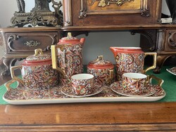 Zsolnai porcelán teás és süteményes készlet