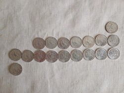 Pénzérme 013 - Magyar Népköztársaság 10 Fillér BP. 1967 1973-1991 évente 1-1db egyben alumínium alu