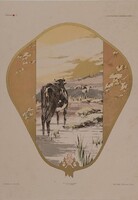 Jules-Auguste Habert-Dys 1886-87 francia muzeális minőségű litográfia 3.