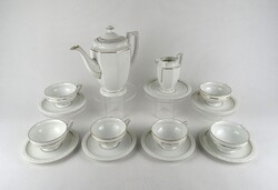 1T982 Régi Rosenthal Maria, arannyal díszített teás készlet 6 személyes
