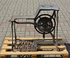 Antik cipész varrógép láb állvány talp gyönyörű kidolgozású