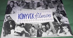 1965.ÁLLAMI KÖNYVTERJESZTŐ KÖNYVEK FILMEN füzet, könyv katalógus megrendelőlappal a képek szerint