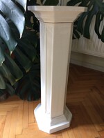 Kerámia v porcelán fehér repedezett mázú posztamens